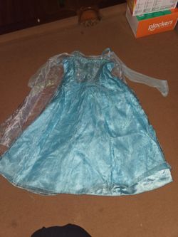 Disney Girls Elsa Frozen Princess Costume Dress