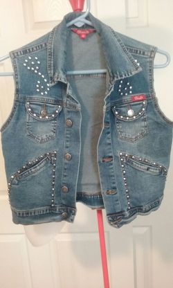 A jean vest