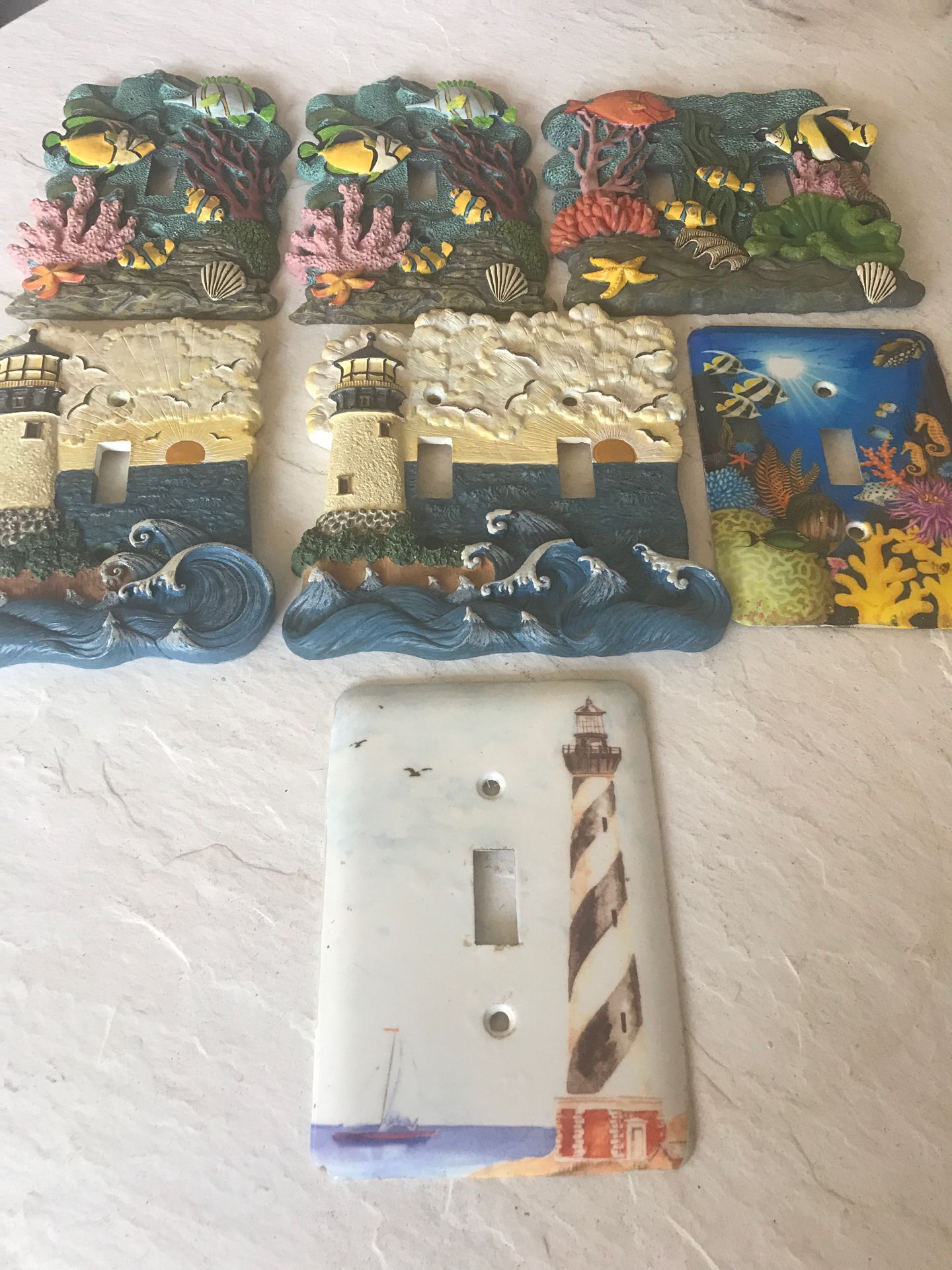 Nautical Light switch cover plates
