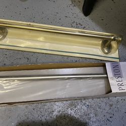 Brushed Nickel Towel Bar