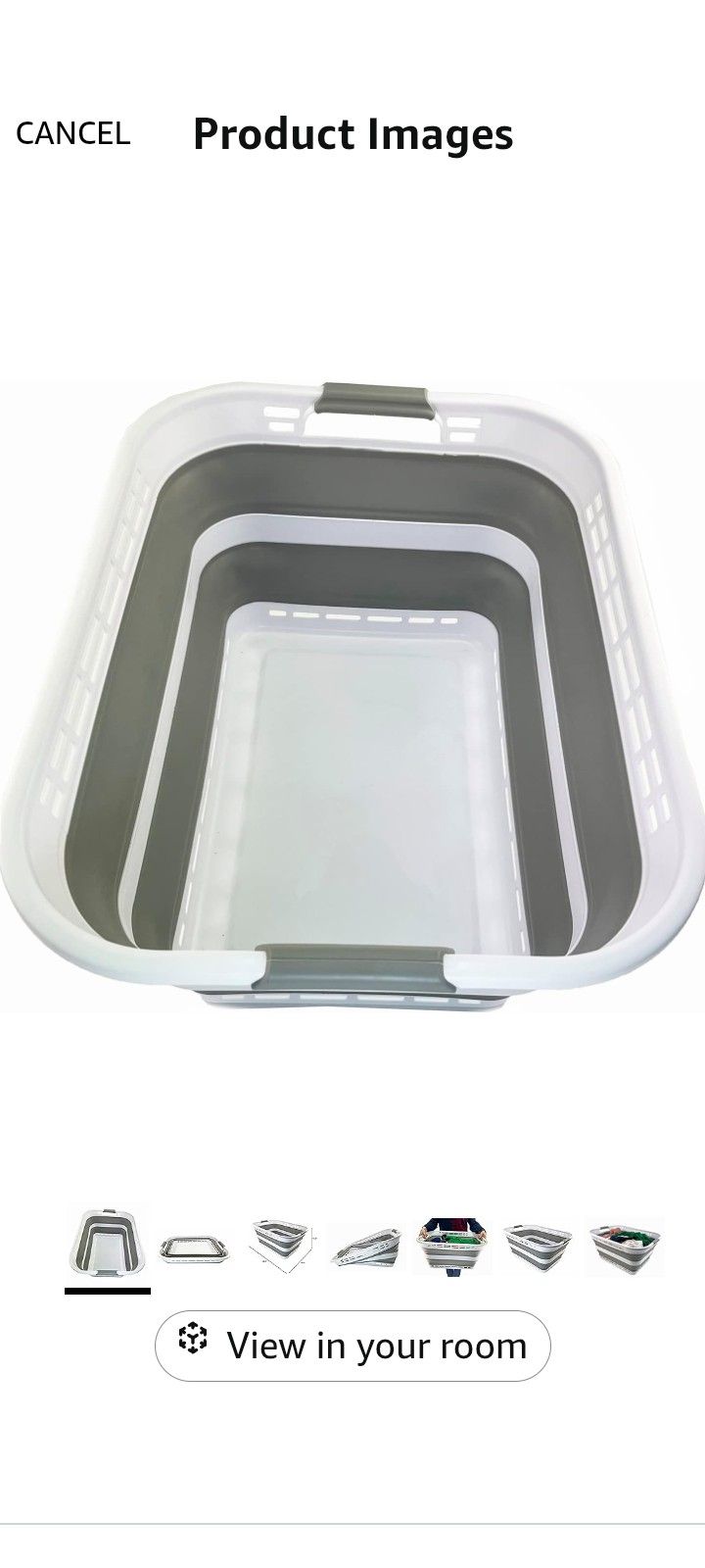 Collapsible Laundry Basket