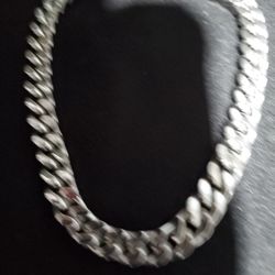 Stainless Steel Cuban Bracelet 