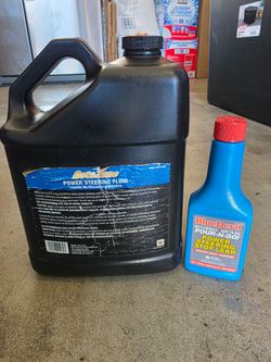 Blue devil power steering stop leak system + oil