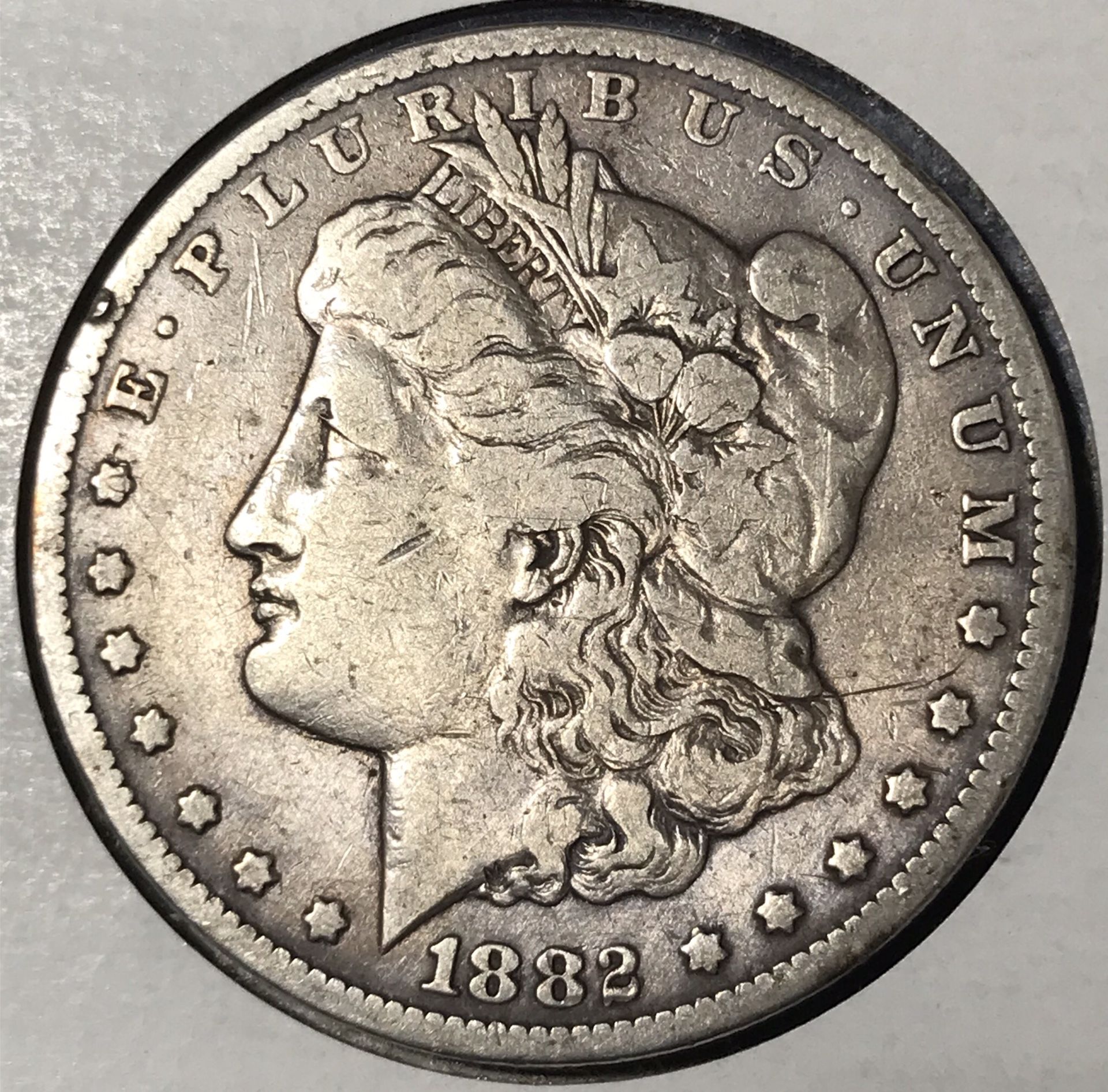 1882 CC Morgan Silver Historic Dollar ~ VF Condition