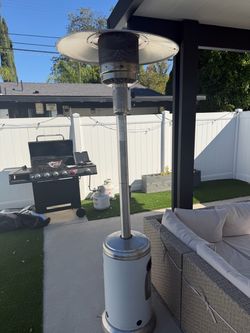 Heater- Patio heater and gas tank