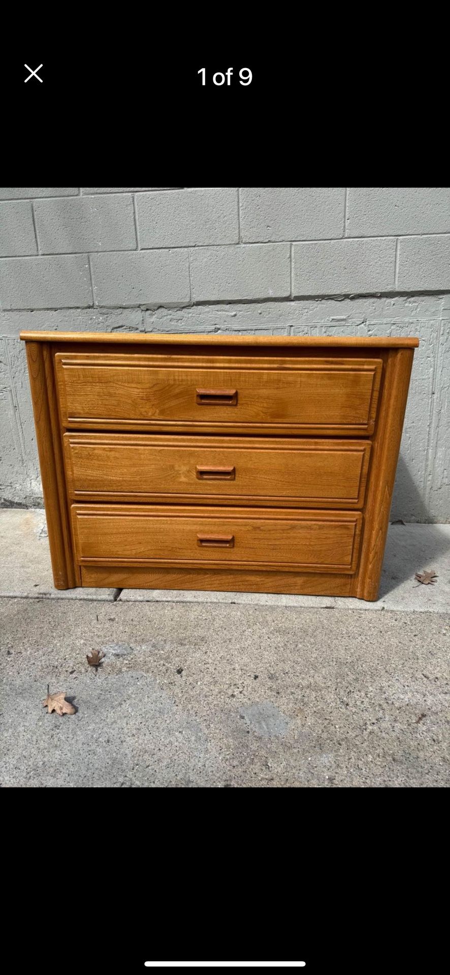 3 drawer dresser wood