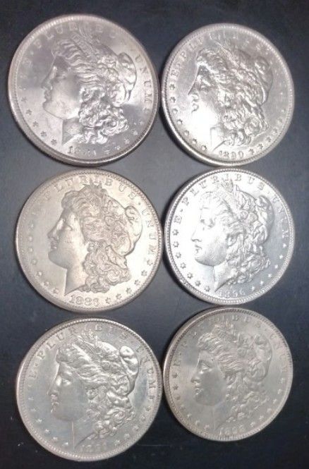 1883-S "Unbelievable$$ Morgan Silver Dollar Lot" Scarce Key Dates Brilliant Gems
