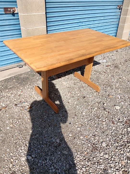 Golden Oak Dining Table