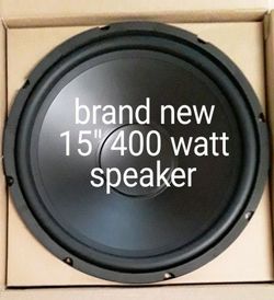 Brand new 400 watt 25" woofer, 2 left.