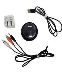 TP-Link HA100 Bluetooth Music Receiver - Complete Kit with All Cables & Power Adapter