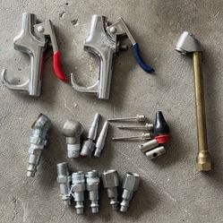Air Tools Attachments  & 5 Gallon Bucket