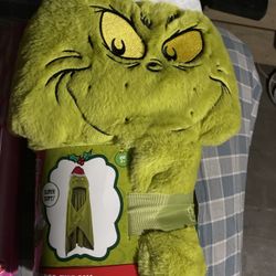 The Grinch Hooded Blanket