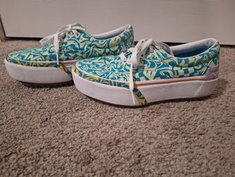 Vans floral pattern