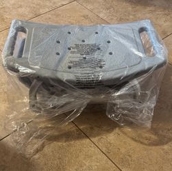 Brand New in bag Shower Chair with back support see digital image and tag. Up to 300 pounds
