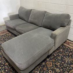 Grey Reversible Sectional 6X7 1/2X3 1/2
