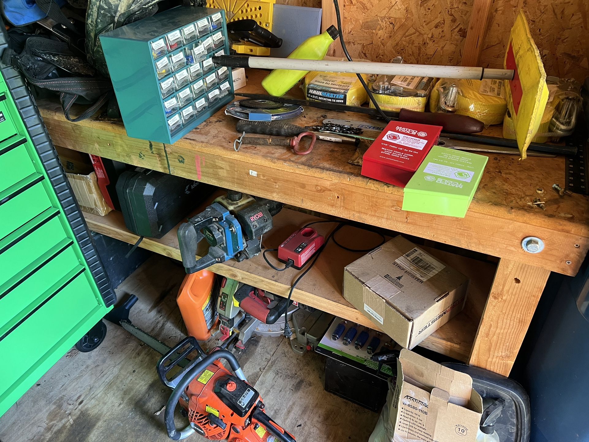 Folding Wooden Workbench