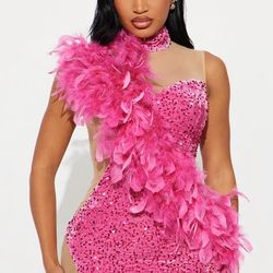 Sequin Velvet Mini Dress ! Size Small