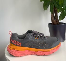 Women Size 9 Hoka Challenger ATR 6 Castlerock Camellia Gray Running Shoes