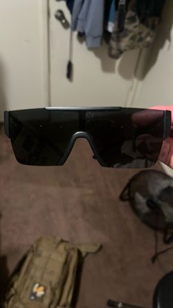 Black Shield Sunglasses Flat Top