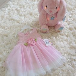 Easter Dress And Bunny