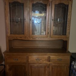 Oak China Cabinet