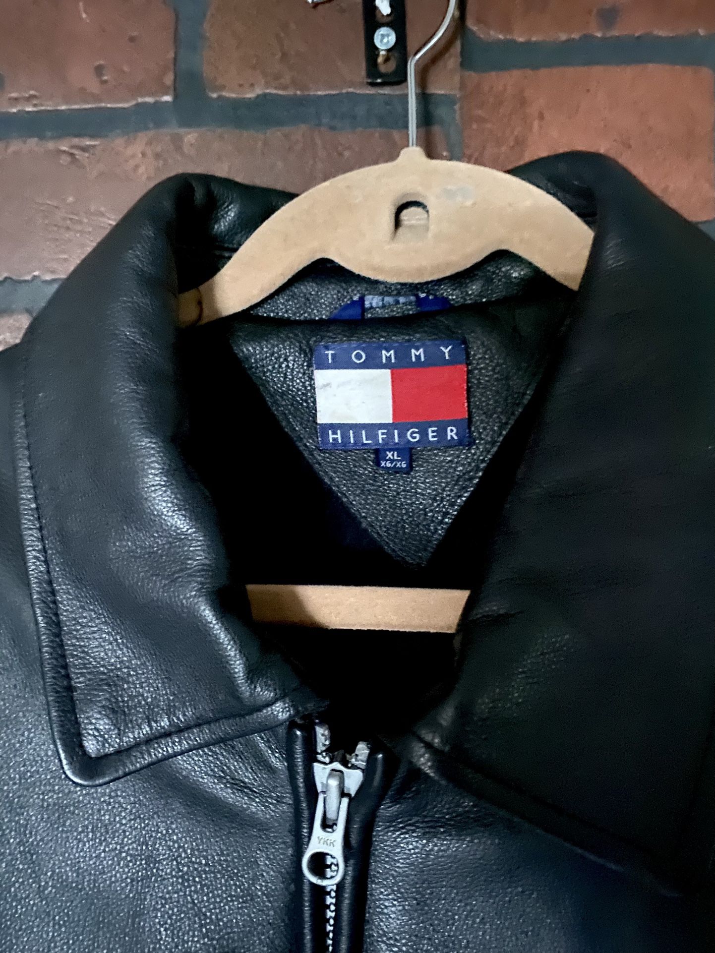 Vintage Tommy Hilfiger Leather Jacket  