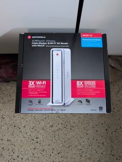 Cable modem And Router Motorola