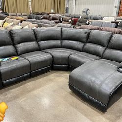 Nantahala  Reclining Sectional Sofa Couch With İnterest Free Payment Options 