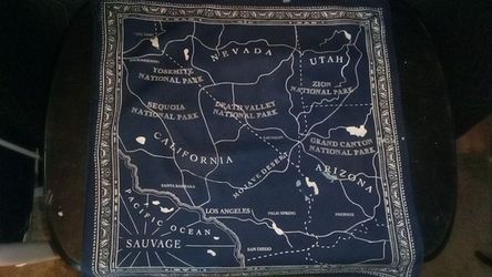 Vintage Christian Dior Sauvage handkerchief