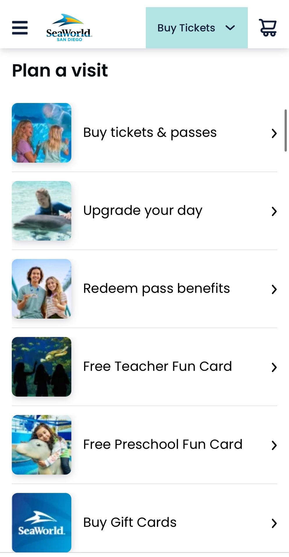 Seaworld Tickets Available