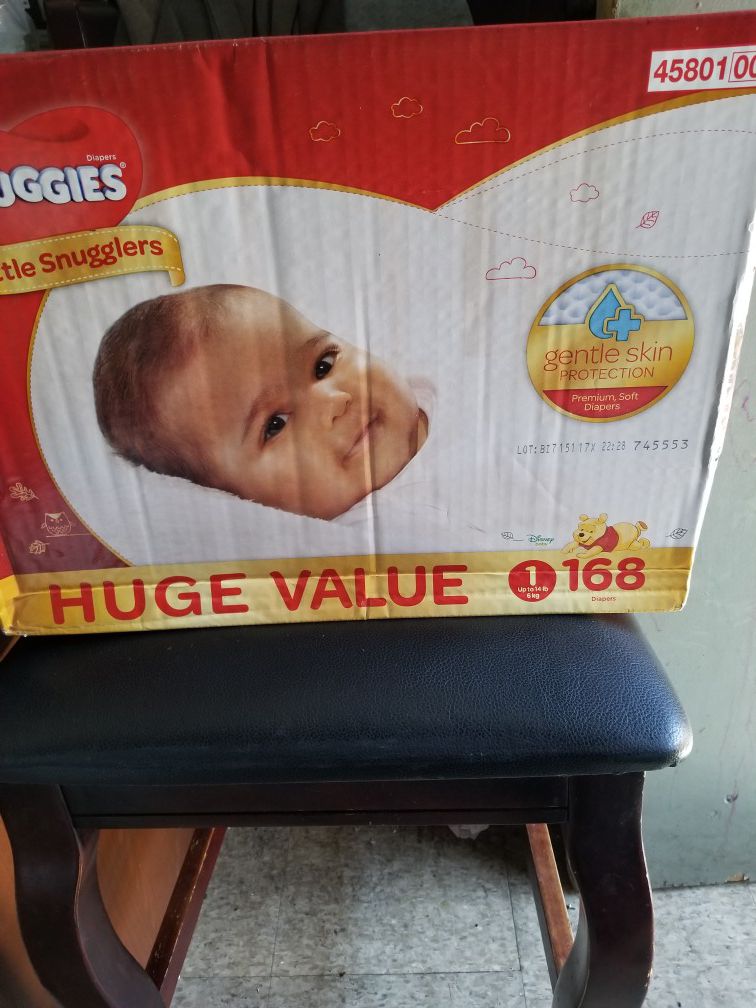 Huggies diapers, new