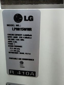 LG portable AC