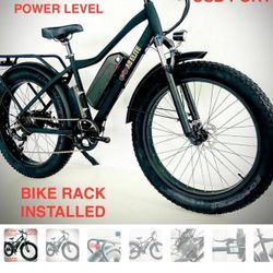 26” TRUE 1000w ELECTRIC E-BIKE ( Fat Tire Snow Mountain bicycle) 