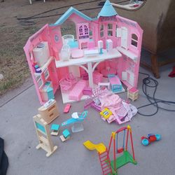 Original Barbie Victorian Mansionall Furniture
