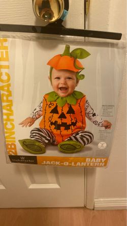 Baby jack o lantern halloween costume