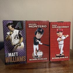Dbacks Collecible bobbleheads 2012-2013