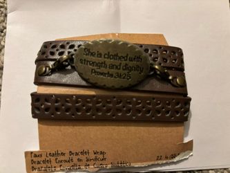 Faux Leather Bracelet Wrap