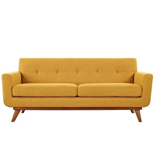 Mid-Century Modern Loveseat priced to sell because we’re moving in 2 weeks!