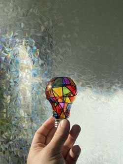 Stained Glass Lightbulb (incandescent Art)