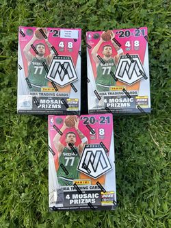2020-2021 Mosaic basketball Trading Cards Blaster Box Sealed New