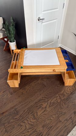 KidKraft Art Table with Drying Rack and Storage