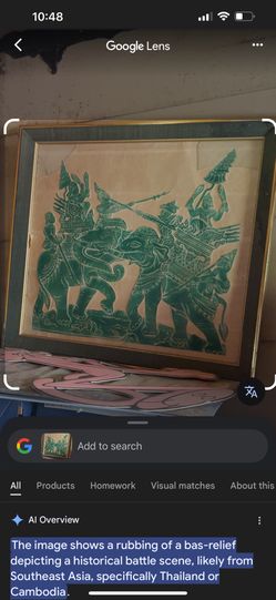 Thai Rubbing Artwork