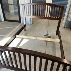 Queen Solid Wood Bed Frame