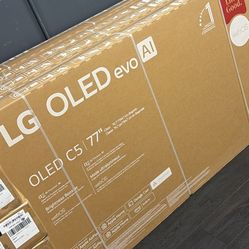 Lg 77 Inch Oled 4K Tv C5 Oled77C5 brand new sealed