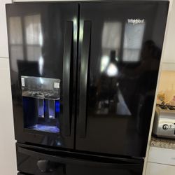 Whirlpool 25 Cu. Ft. French Door Refrigerator in Black