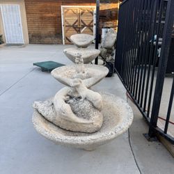 Concrete Cascade Fountain 