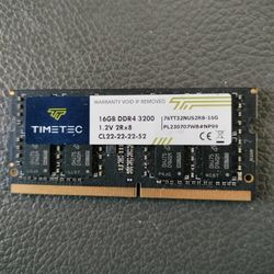 TIMETEC 16GB DDR4 3200MHZ 2R LAPTOP RAM MEMORY