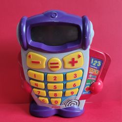 2006 Fisher Price Fun-2-Learn CalcuBot Kids Childrens Calculator Learning Tested

