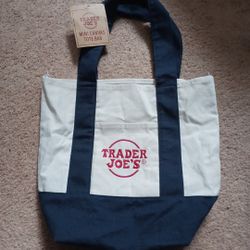 Trader Joe's Mini Canvas Reusable Tote Bag