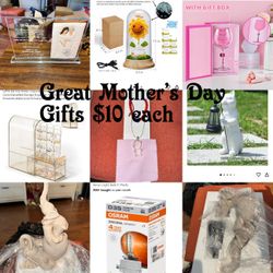 $10- each GTREAT MOTHER’S DAY GIFTS